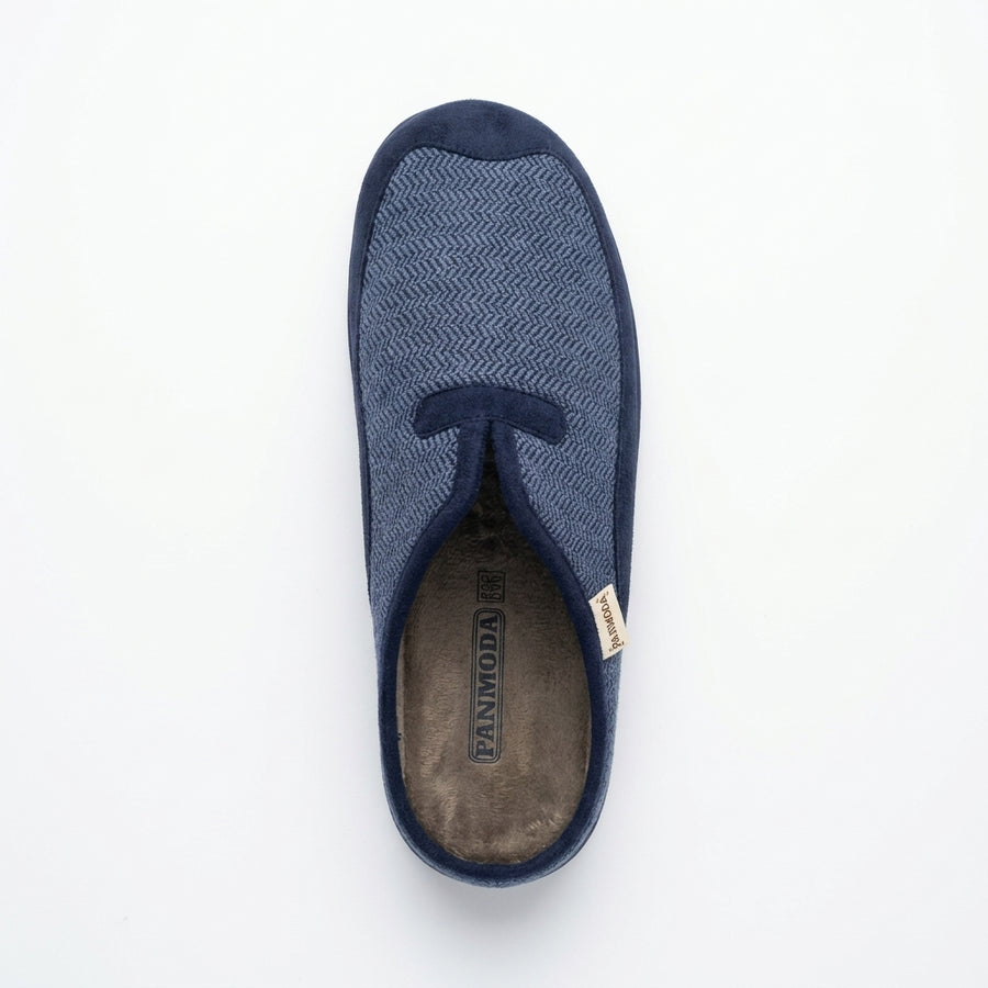 Pantoufles Homme Hiver PANMODA 820 – made in spain 🇪🇸 – Bleu