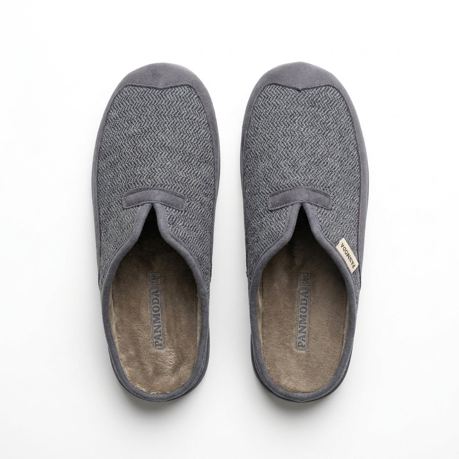 Pantoufles Homme Hiver PANMODA 820 – made in spain 🇪🇸 – Gris