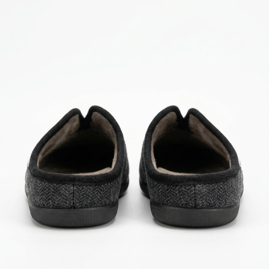Pantoufles Homme Hiver PANMODA 820 – made in spain 🇪🇸 – Noir