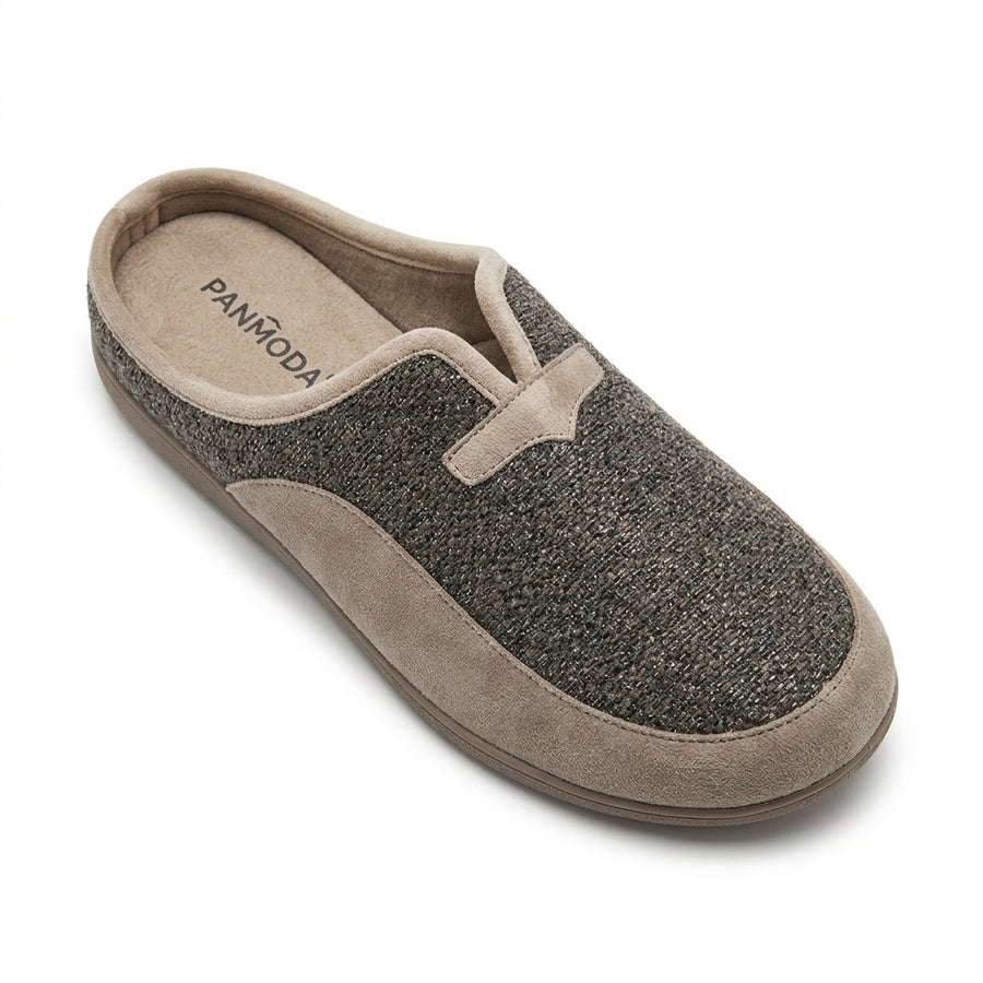 Pantoufles Homme Hiver PANMODA 826 – made in spain 🇪🇸 – Taupe