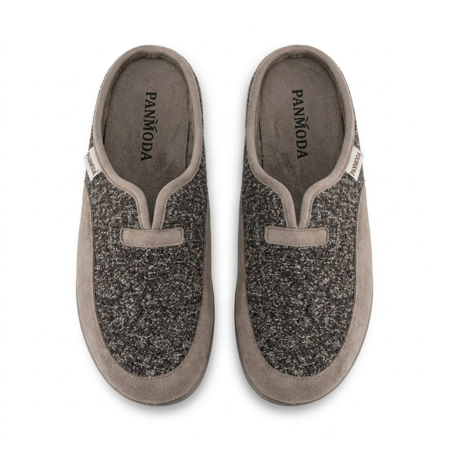 Pantoufles Homme Hiver PANMODA 827 – made in spain 🇪🇸 – Beige