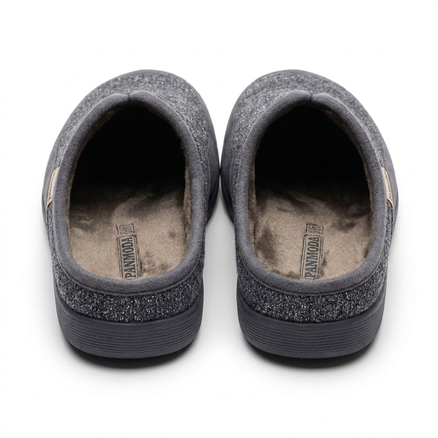 Pantoufles Homme Hiver PANMODA 827 – made in spain 🇪🇸 – Gris