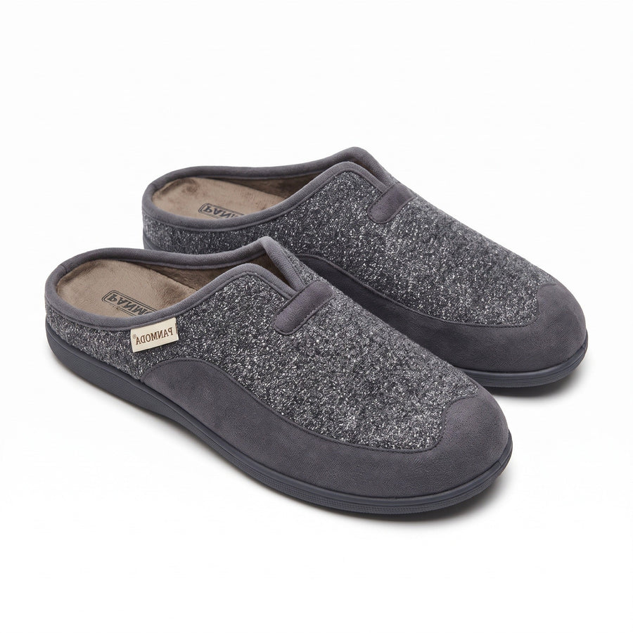 Pantoufles Homme Hiver PANMODA 827 – made in spain 🇪🇸 – Gris