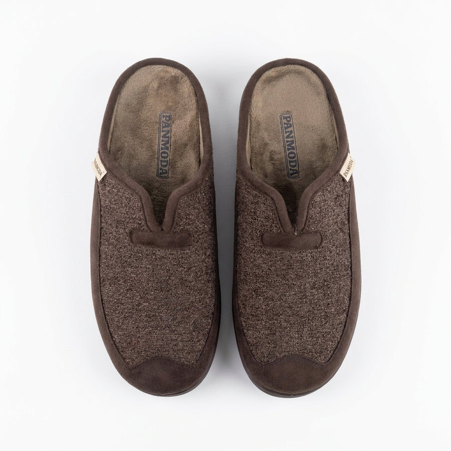 Pantoufles Homme Hiver PANMODA 827 – made in spain 🇪🇸 – Marron