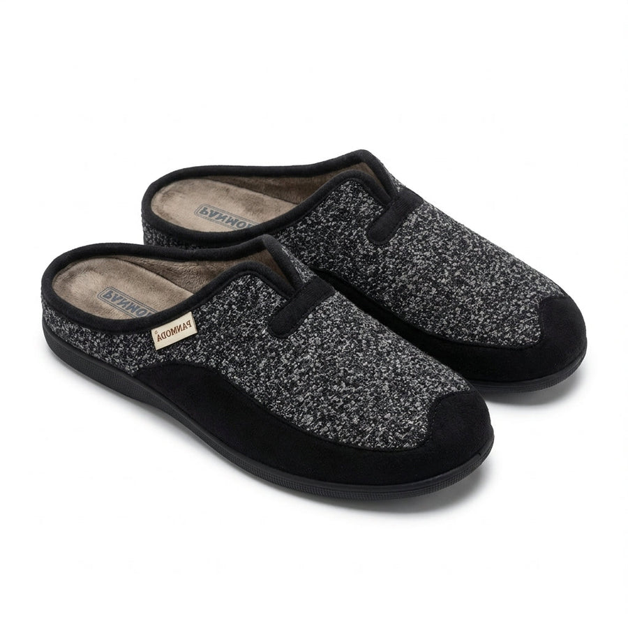 Pantoufles Homme Hiver PANMODA 827 – made in spain 🇪🇸 – Noir