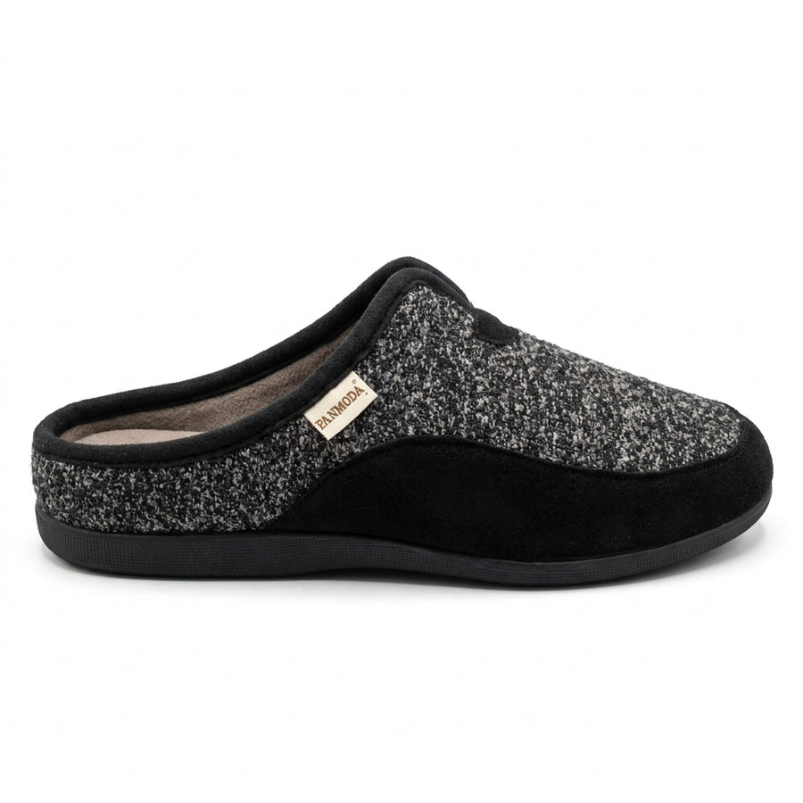 Pantoufles Homme Hiver PANMODA 827 – made in spain 🇪🇸 – Noir