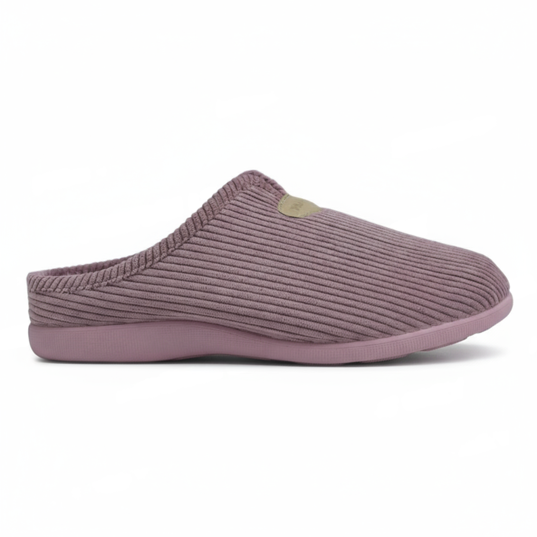 pantoufles femme hiver confort rose mauve importées d’Espagne