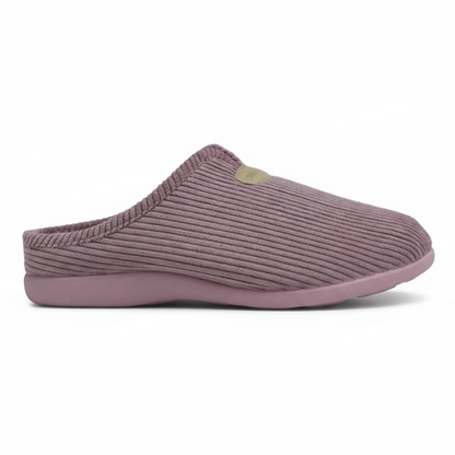 pantoufles femme hiver confort rose mauve importées d’Espagne
