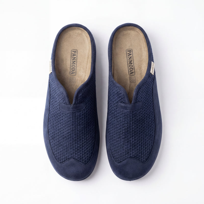 Pantoufles Homme Hiver Confort Bleu Marine – Importé d’Espagne - PN247583