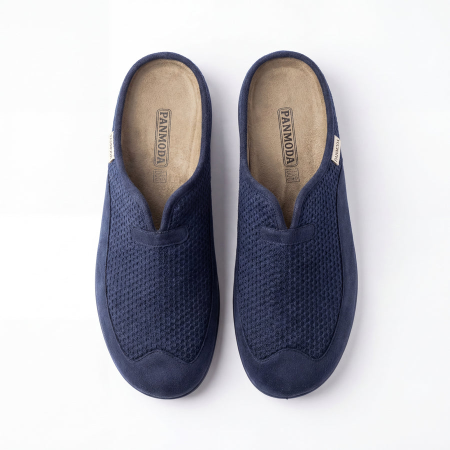 Pantoufles Homme Hiver Confort Bleu Marine – Importé d’Espagne - PN247583