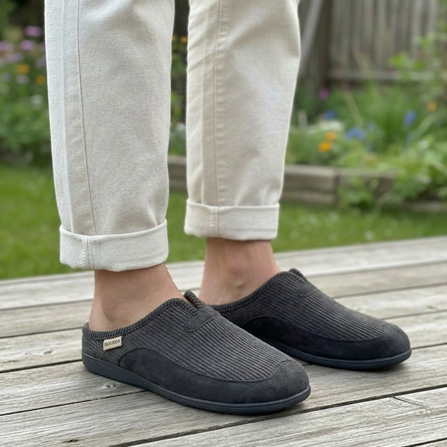 Pantoufles Homme Hiver Confort Gris Anthracite –  | Importées d’Espagne | PN247586