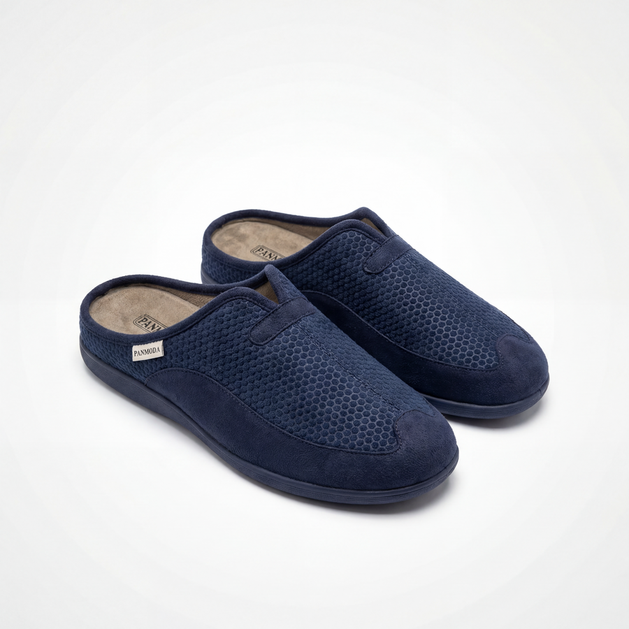 Pantoufles Homme Hiver Confort Bleu Marine – Importé d’Espagne - PN247583