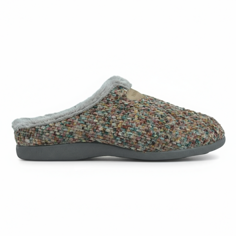 Pantoufles Femme hiver confort multicolores – PANMODA - PN247583