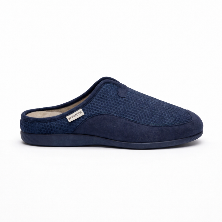 Pantoufles Homme Hiver Confort Bleu Marine – Importé d’Espagne - PN247583