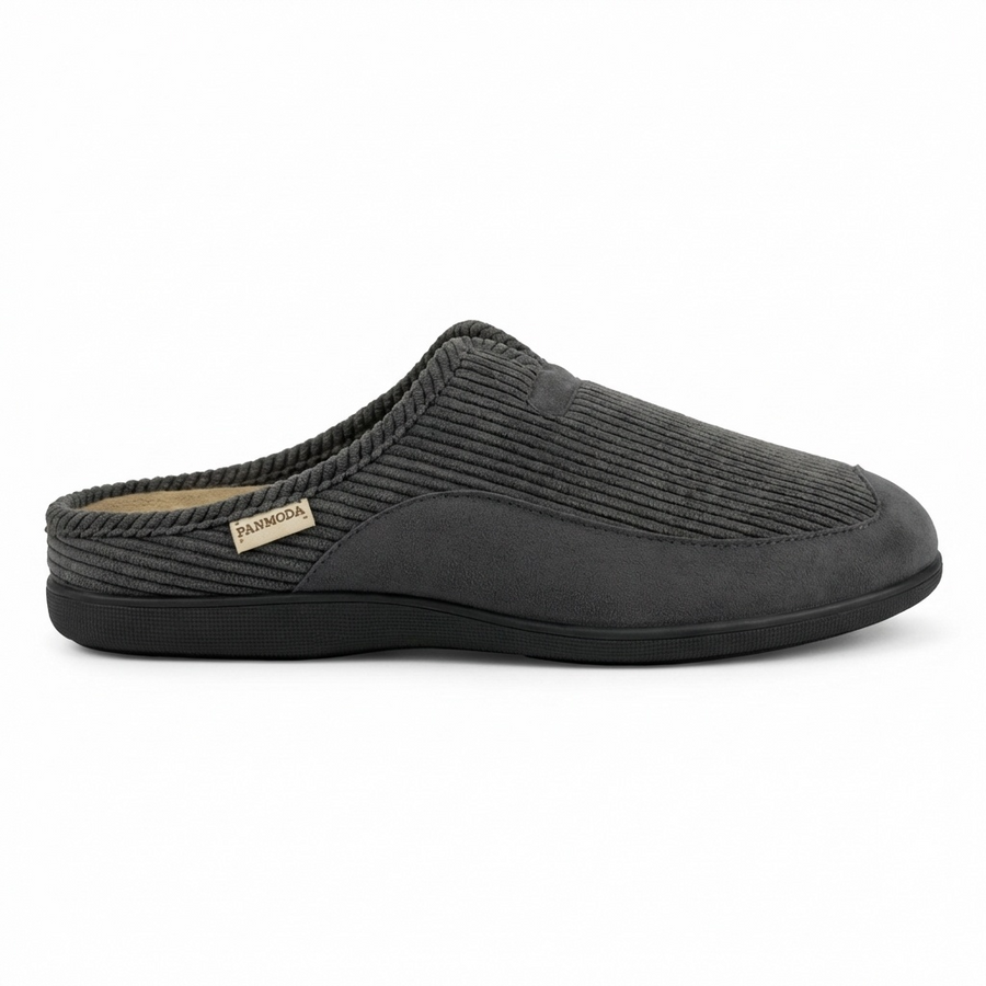 Pantoufles Homme Hiver Confort Gris Anthracite –  | Importées d’Espagne | PN247586