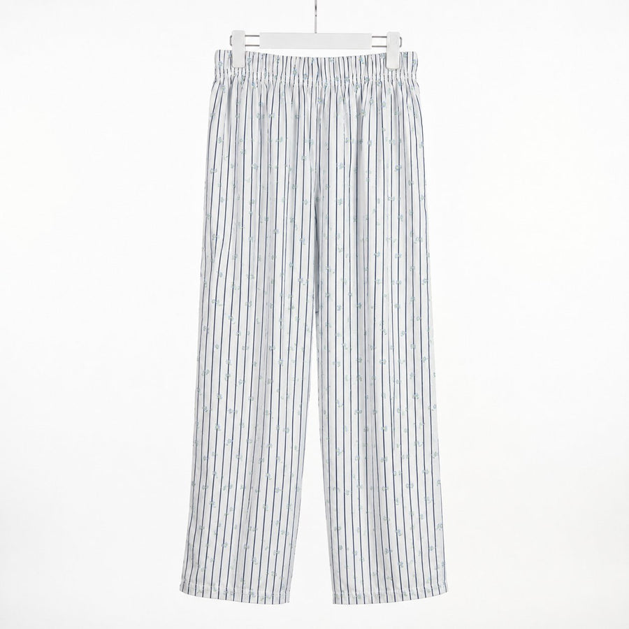 Pyjama Tress Femme Fleuri – Importé d'Espagne 🇪🇸 – PG267210 – Blanc