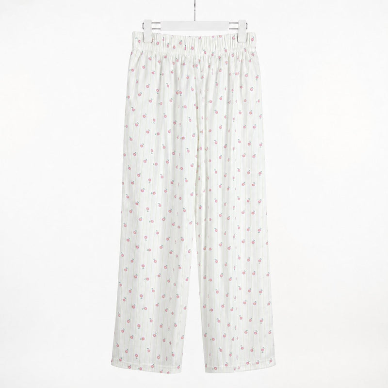 Pyjama Tress Femme Fleuri Rose Romantique – Importé d'Espagne 🇪🇸