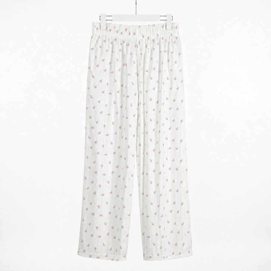 Pyjama Tress Femme Fleuri – Importé d'Espagne 🇪🇸 – PG267210 – Rose