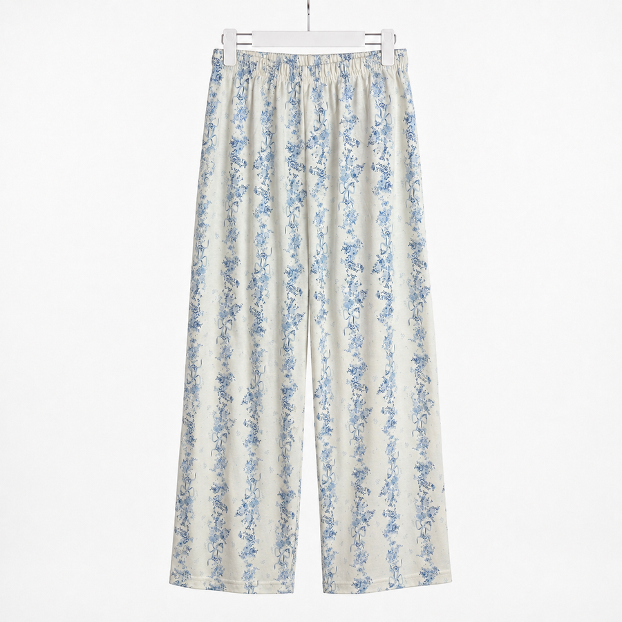 Pyjama Femme Coton  TRESS  – Importé d'Espagne 🇪🇸– PG267292 – Bleu