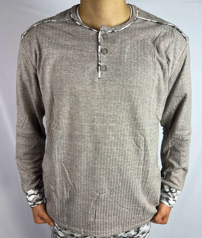 Pyjama de nuit en coton pour homme – Chaleur et qualité européenne authentique 100% & CARESS