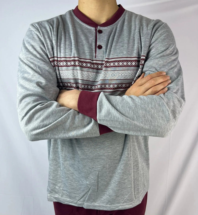 Pyjama de nuit hivernal luxueux avec qualité espagnole authentique 100% (Haut & Pantalon) – NEW KETTEN