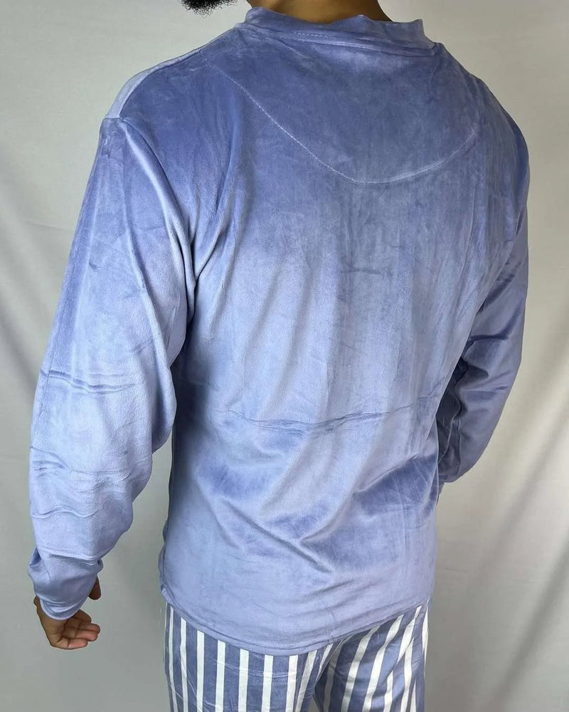 Pyjama de nuit hivernal pour homme – Chaleur et qualité européenne authentique 100% (Golf Club)