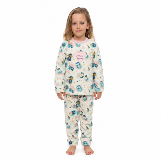 Pyjama Fille Ultra Doux Motif Sweet Dreams – Bombas Maroc