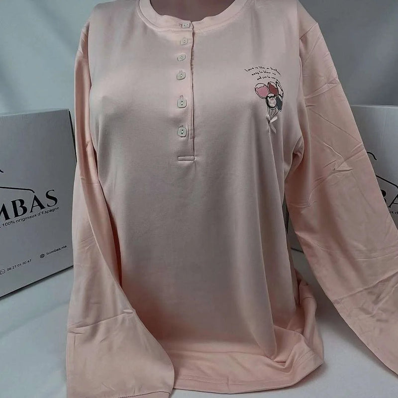 Pyjama femme – Chaleur & qualité européenne authentique. (PG247590-1)