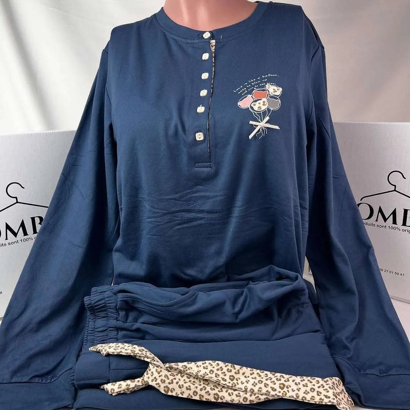 Pyjama femme – Chaleur & qualité européenne authentique. (PG247590-1)