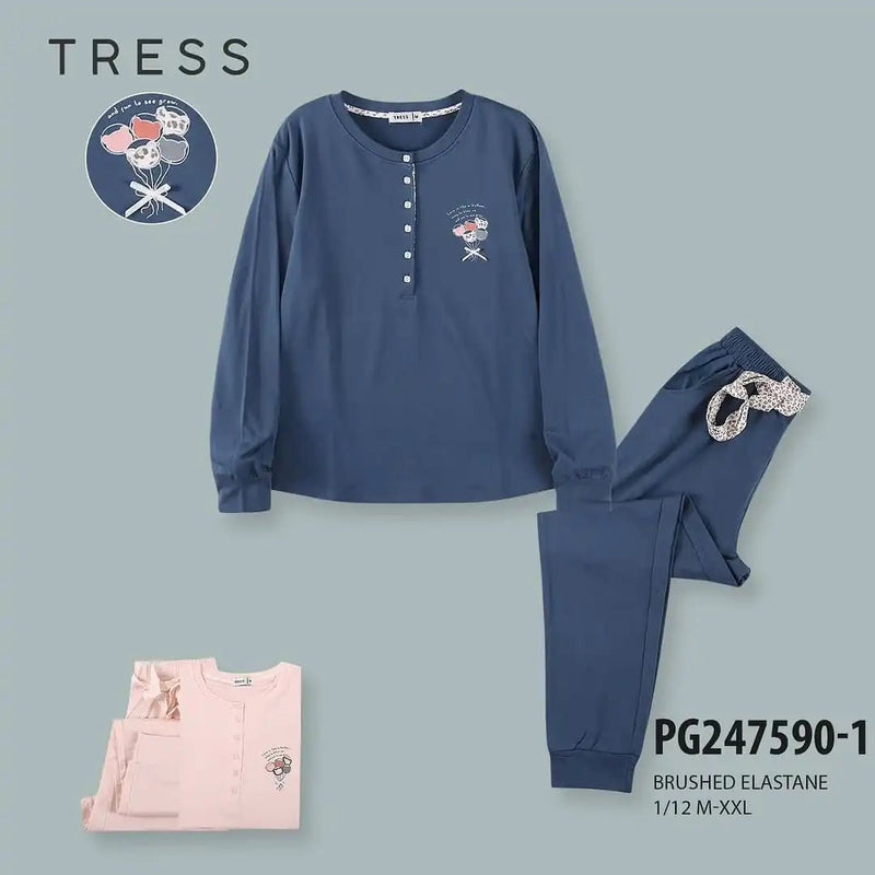 Pyjama femme – Chaleur & qualité européenne authentique. (PG247590-1)