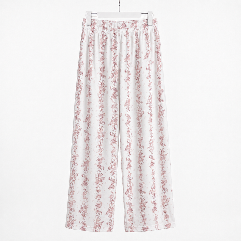 Pyjama Bombas Femme Rose Fleuri TRESS – Importé d'Espagne 🇪🇸
