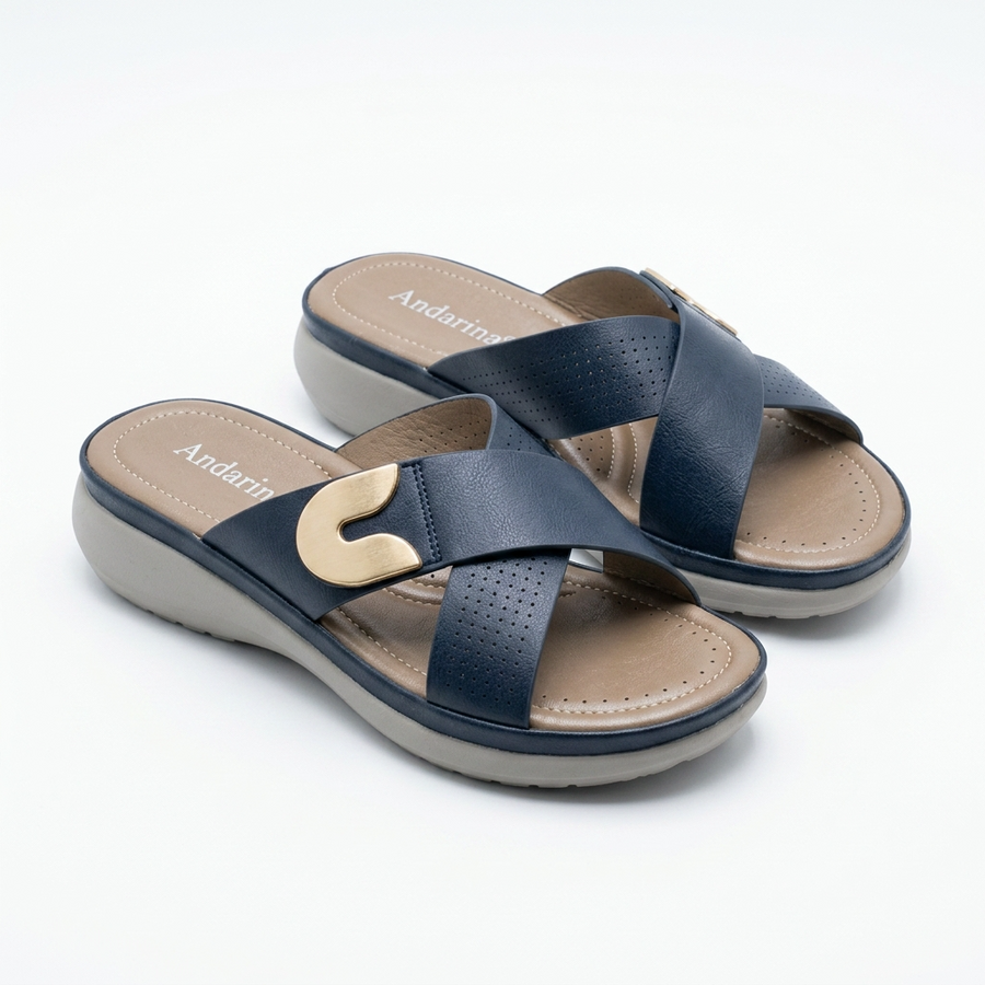 Sandales Femme Andarina – Importées d'Espagne 🇪🇸 – Bleu
