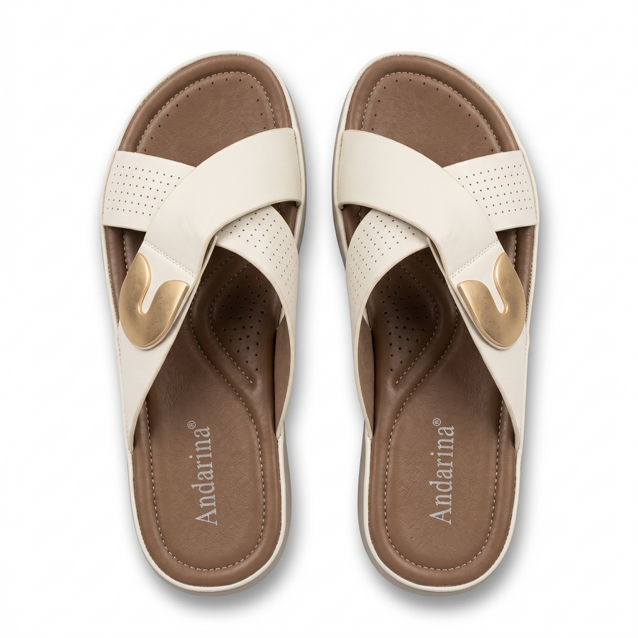 Sandales Femme Andarina – Importées d'Espagne 🇪🇸 – Blanc