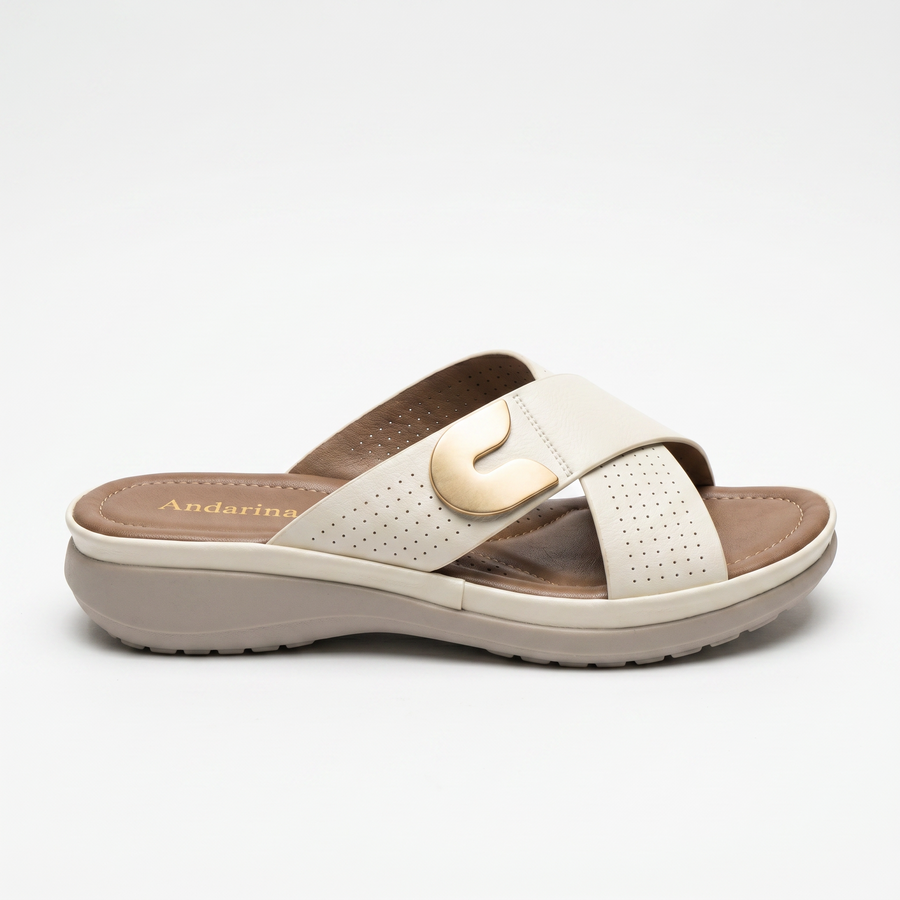 Sandales Femme Andarina – Importées d'Espagne 🇪🇸 – Blanc