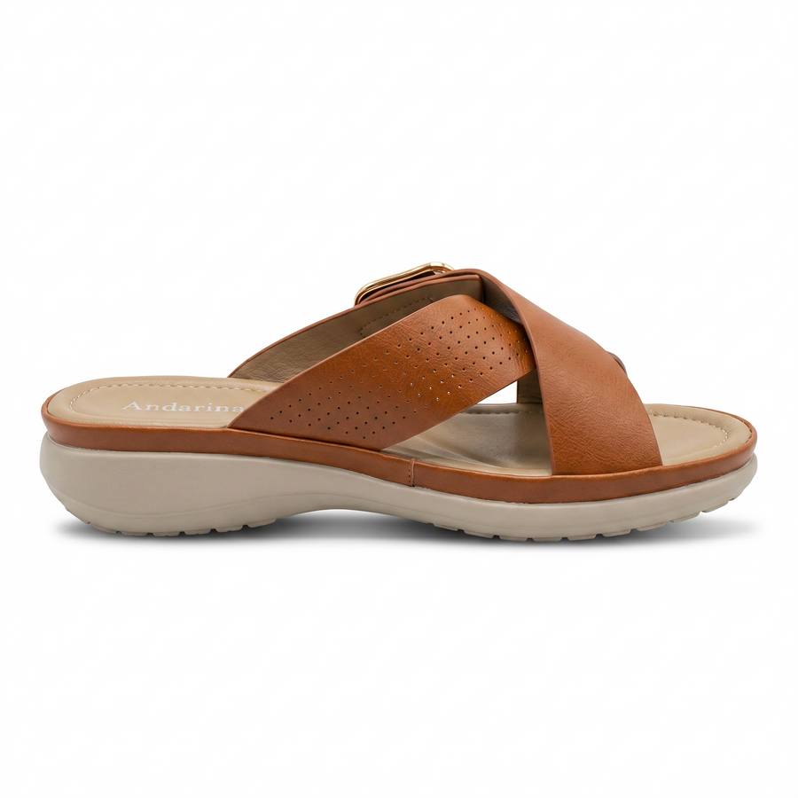 Sandales Femme Andarina – Importées d'Espagne 🇪🇸 – Camel
