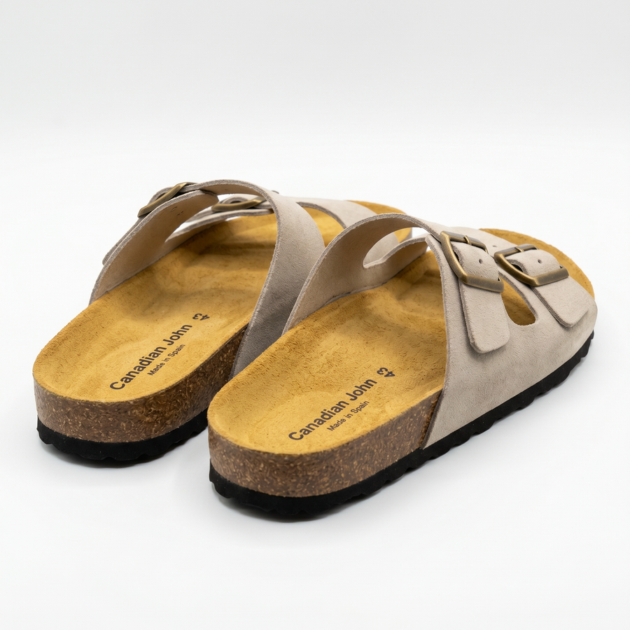 Sandales Homme Canadian John Nubuck – Made in Spain 🇪🇸 – Beige