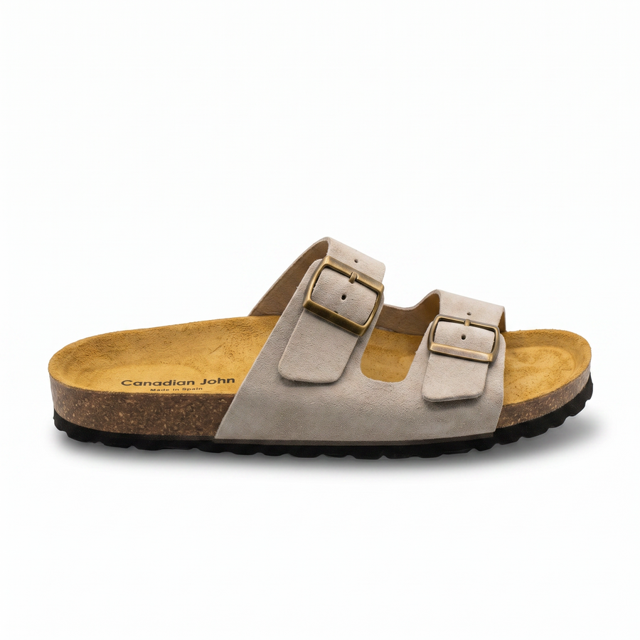 Sandales Homme Canadian John Nubuck – Made in Spain 🇪🇸 – Beige