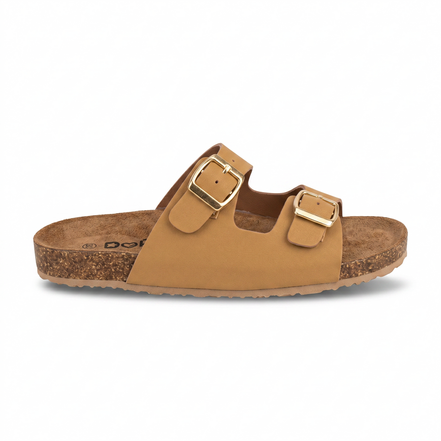 Sandales Fille Camel Double Bride Ook – Importées d'Espagne 🇪🇸