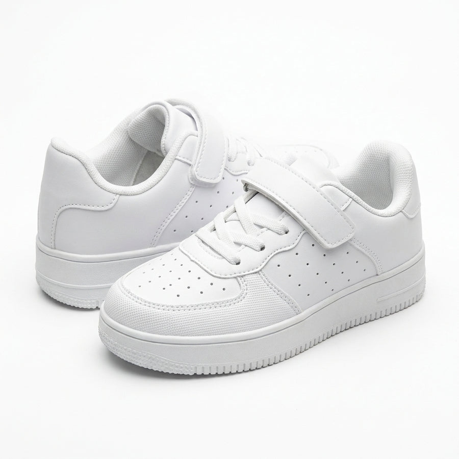 Sneakers Enfant à Scratch – Blanc