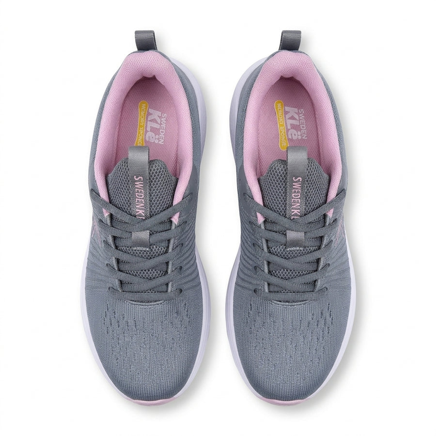 Sneakers Femme SWEDEN KLË Memory – Importées d’Espagne 🇪🇸 – Gris