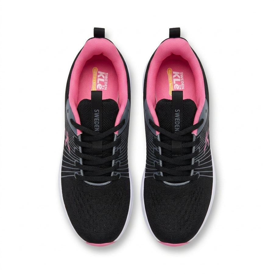 Sneakers Femme SWEDEN KLË Memory – Importées d’Espagne 🇪🇸 – Noir