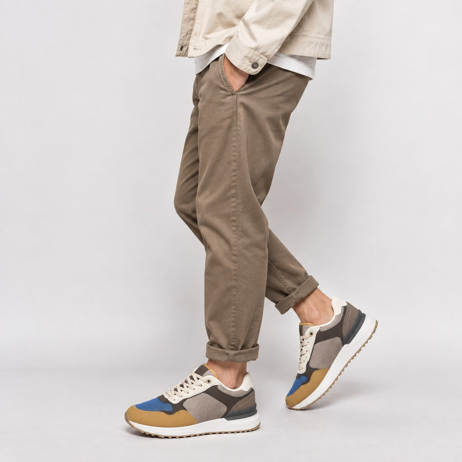 Sneakers Homme BeeStrid – Importées d'Espagne 🇪🇸 – Taupe & Camel