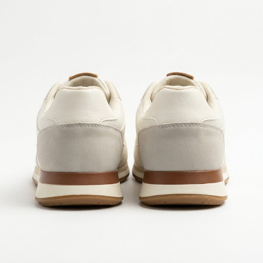 Sneakers Homme C'M – Importées d'Espagne 🇪🇸 – Blanc_Crème