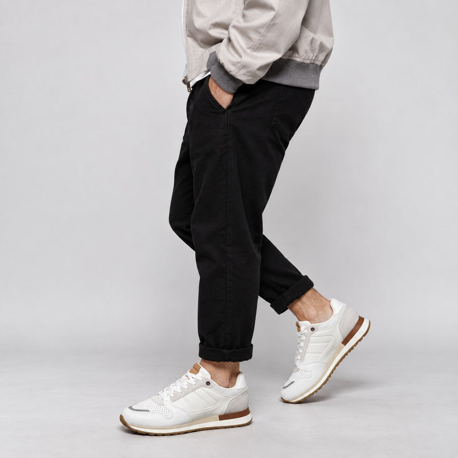Sneakers Homme C'M – Importées d'Espagne 🇪🇸 – Blanc_Crème