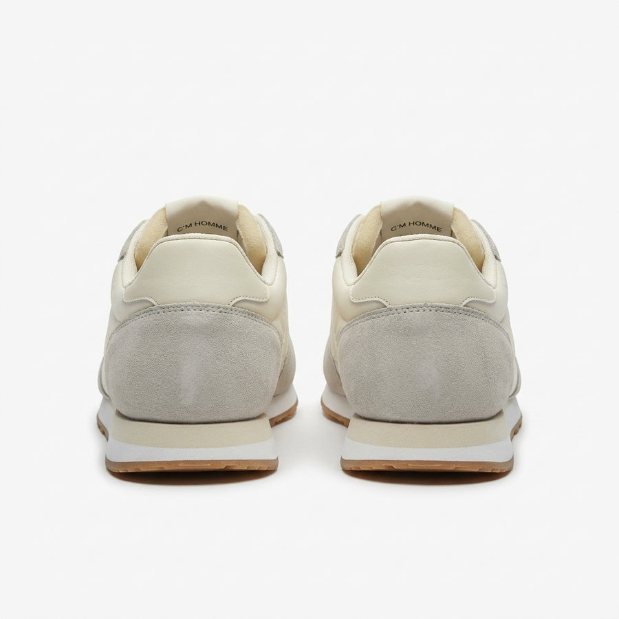 Sneakers Homme C'M – Importées d'Espagne 🇪🇸 – Gris & Beige