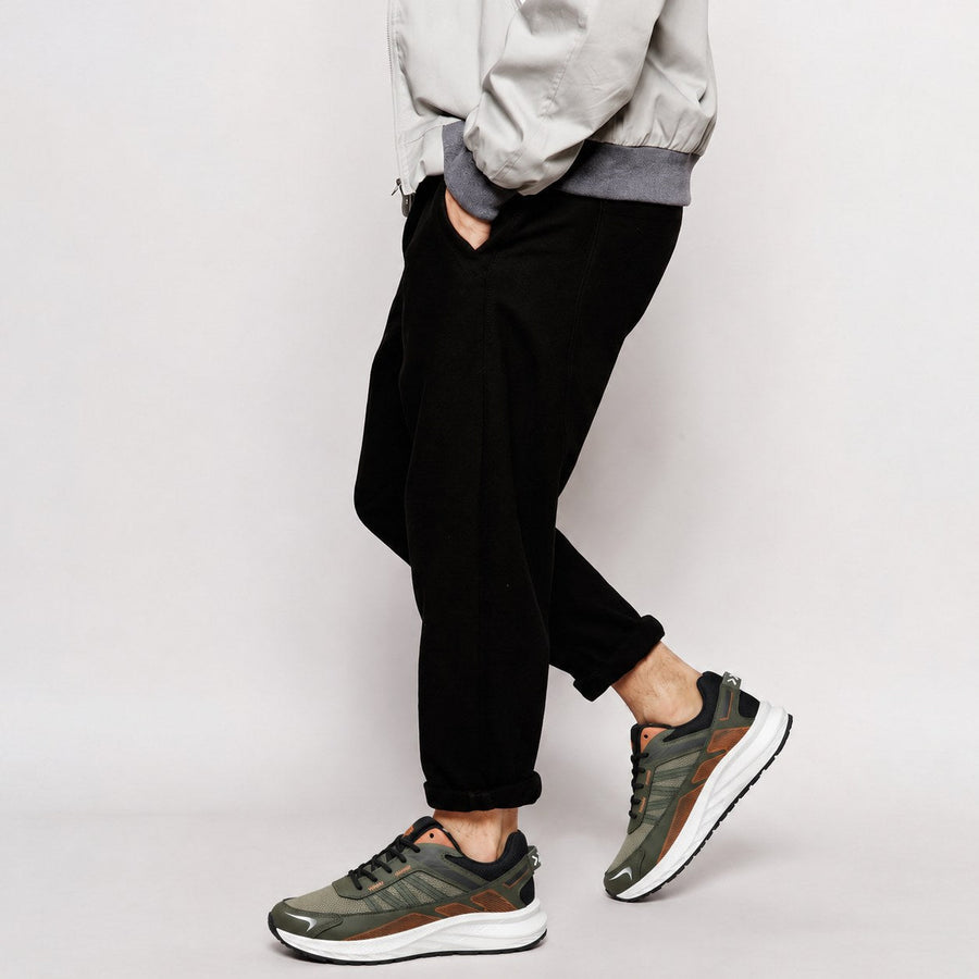 Sneakers Homme Running – Importées d’Espagne 🇪🇸 – Cuivre & Kaki