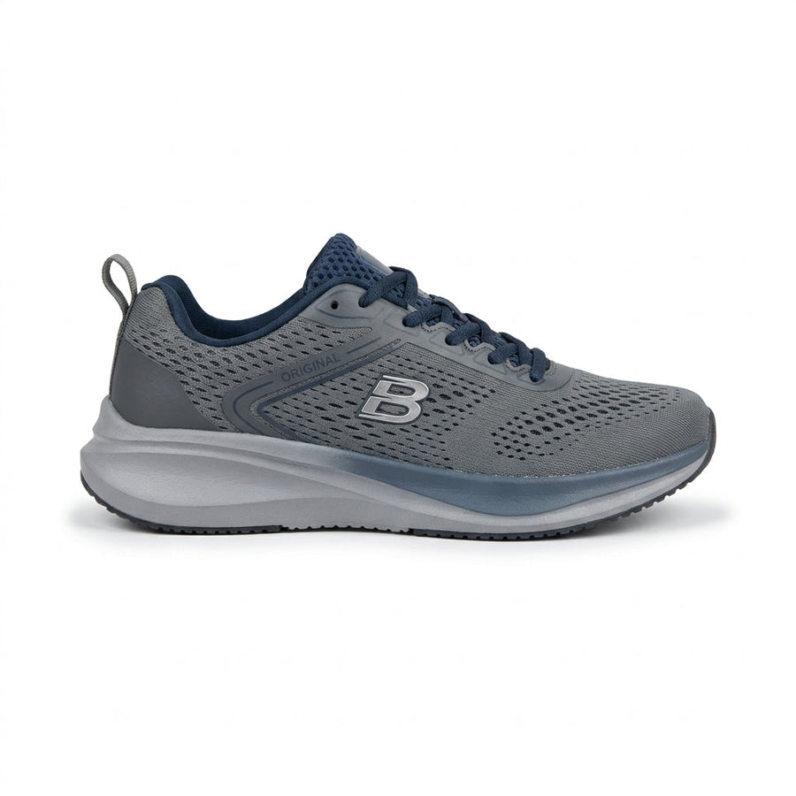 Chaussures de Sport Homme Pieds Larges Double Memory – Gris