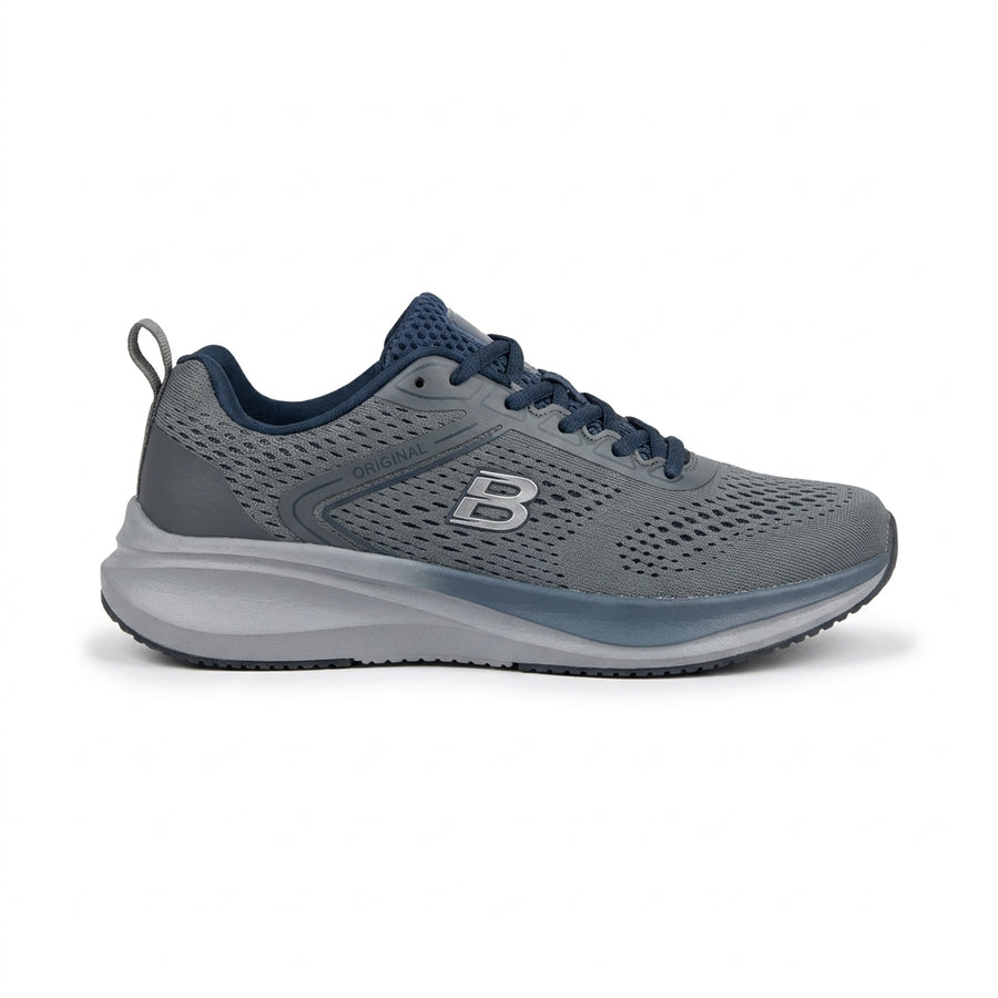 Sneakers Sport Double Memory Wide Fit – Importées d’Espagne 🇪🇸 – Gris