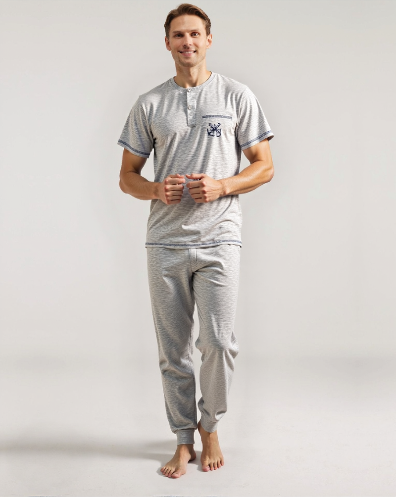 Pyjamas d’été Bombas – Confort & style importés d’Espagne (l’ancre )
