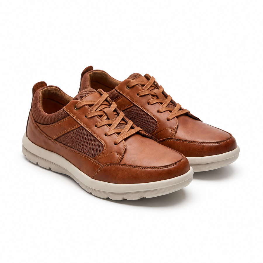 Baskets Homme VIRUCCI Casual – Importées d'Espagne 🇪🇸 – Cognac